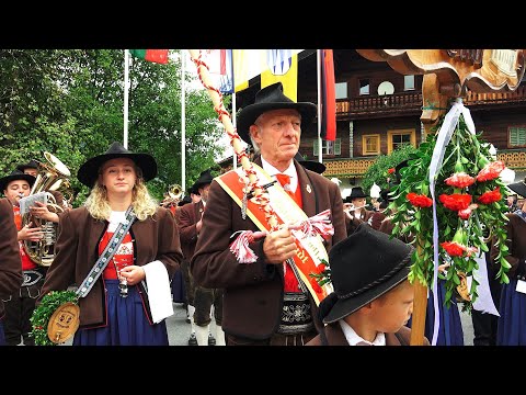 Bezirksmusikfest Erpfendorf 2022 - Einzug zum Festakt