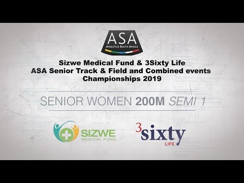 Tamzin Thomas easily takes Semi 1 in the 200m - 2019 SA Seniors