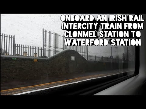 On Board An Irish Rail Intercity Train - Clonmel Station To Waterford Station