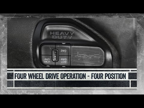 Four Wheel Drive Operation | How To | 2019 Ram Chassis Cab