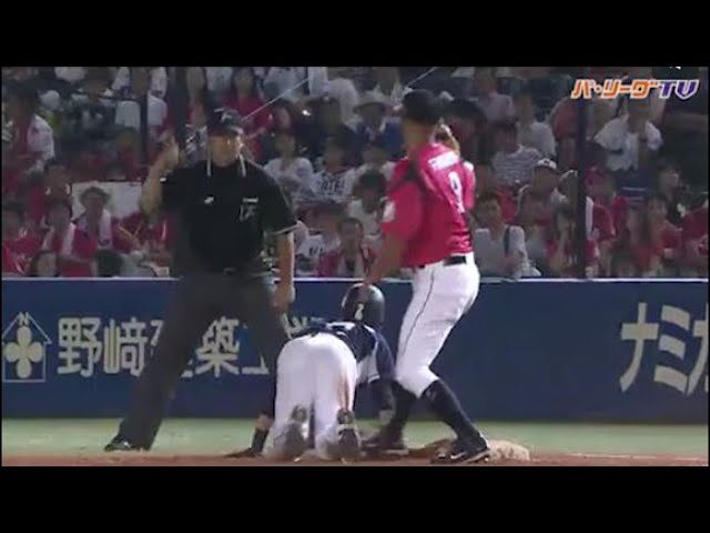 マリーンズ・福浦の職人技タッチ