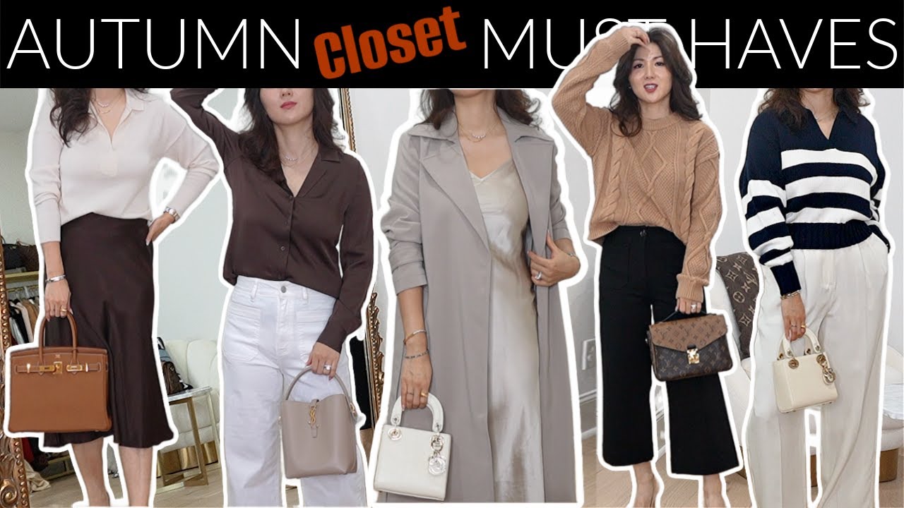 AUTUMN 🍂'NEUTRALS' 10 CLOSET MUST HAVES | TRANSITIONAL WARDROBE STAPLES | WORKS for all Yr | CHARIS