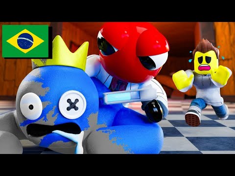 Os RAINBOW FRIENDS perdem suas CORES! Rainbow Friends Animação