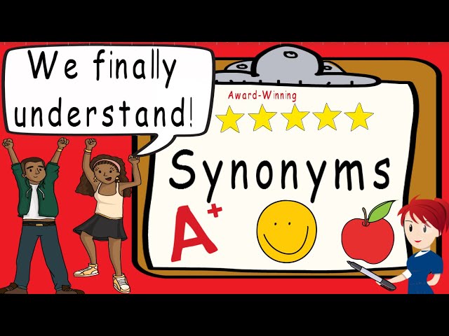 İngilizce'de synonyms Video Telaffuz