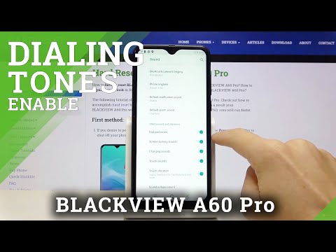 Enable / Customize Dial Pad Tones - BLACKVIEW A60 Pro