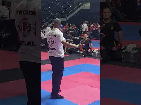 Amy Turner WKO European Championship. Women's open weight. Quarter final @Blackpoolkarate