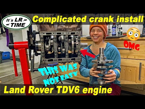 Land Rover - Complicated crankshaft install - Discovery TDV6 - stress for Toyota drivers - Episode 4