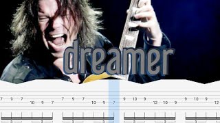 How to play | dreamer-Europe(guitar solo with Tab lesson)