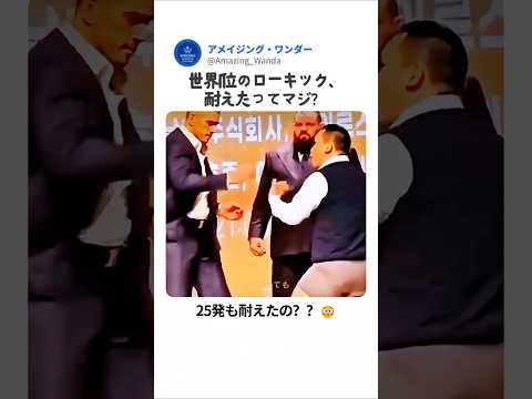 世界最強ペレイラのローキックを食らうとこうなる
