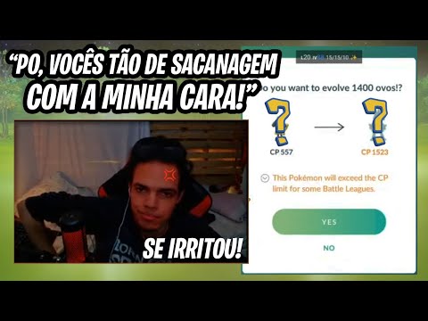 O CHAT IRRITOU ELE E ELE FEZ ISSO COM O SHINY RARISSIMO... - POKÉMON GO SHORTS