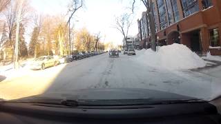 preview picture of video 'Driving around Halifax after a January 3, 2014 snowstorm'