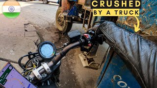 Almost crushed by a truck on my way to Majuli island, Assam - India Motovlog