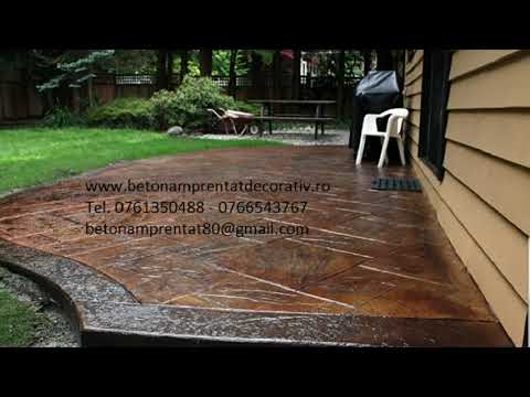 Beton Amprentat Valea lui Enache -Argeș Tel.0761350488 -0766543767