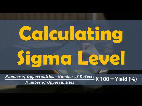 Calculating Sigma Level of Products and Processes | Lean Six Sigma Complete Course.