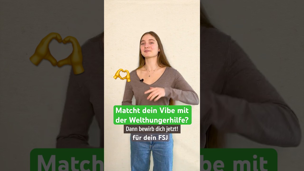 JOB mit IMPACT 🌍💚 Dein freiwilliges soziales Jahr bei der Welthungerhilfe 🤝
