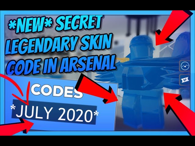 Update New Secret Legendary Skin Code In Arsenal July 2020 Roblox Top Clips بواسطة Exoid - lasar code roblox
