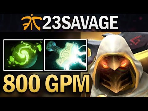 FNATIC.23SAVAGE JUGGERNAUT WITH 800 GPM - DOTA 2 GAMEPLAY