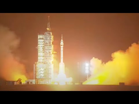 Rocket carrying China's Shenzhou-18 crewed spacecraft blasts off