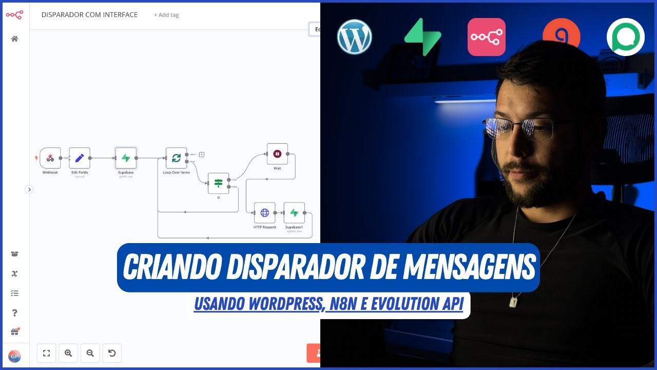 DISPARADOR DE MENSAGENS EM MASSA [N8N / EVOLUTION API]