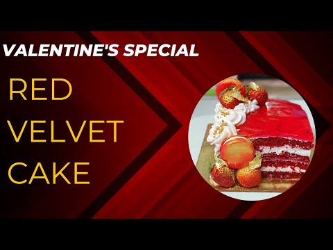 Creating Love on a Plate : Red Velvet Cream Cheese Cake Recipe #themecake #cheesecake #redvelvetcake