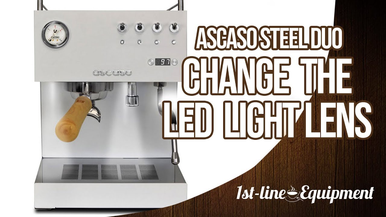 Ascaso Steel Duo PID Espresso Machine: How to Change The Led Light Lens