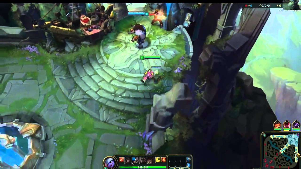 Liên Minh Huyền Thoại: Bug Gnar độn thổ phiên bản 5.22