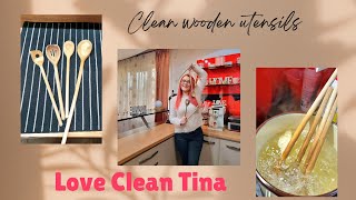 HOW TO CLEAN AND SANITIZE WOODEN SPOONS
