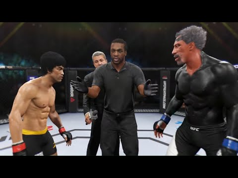 Bruce Lee vs. Ninja Freeman - EA Sports UFC 2 - Dragon Fights 🐉