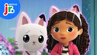 Pandy Bounces Back From a Bad Day 🌧️ Gabby's Dollhouse | Netflix Jr