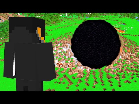 SB737 - Minecraft BUT A Blackhole is DESTROYING The World