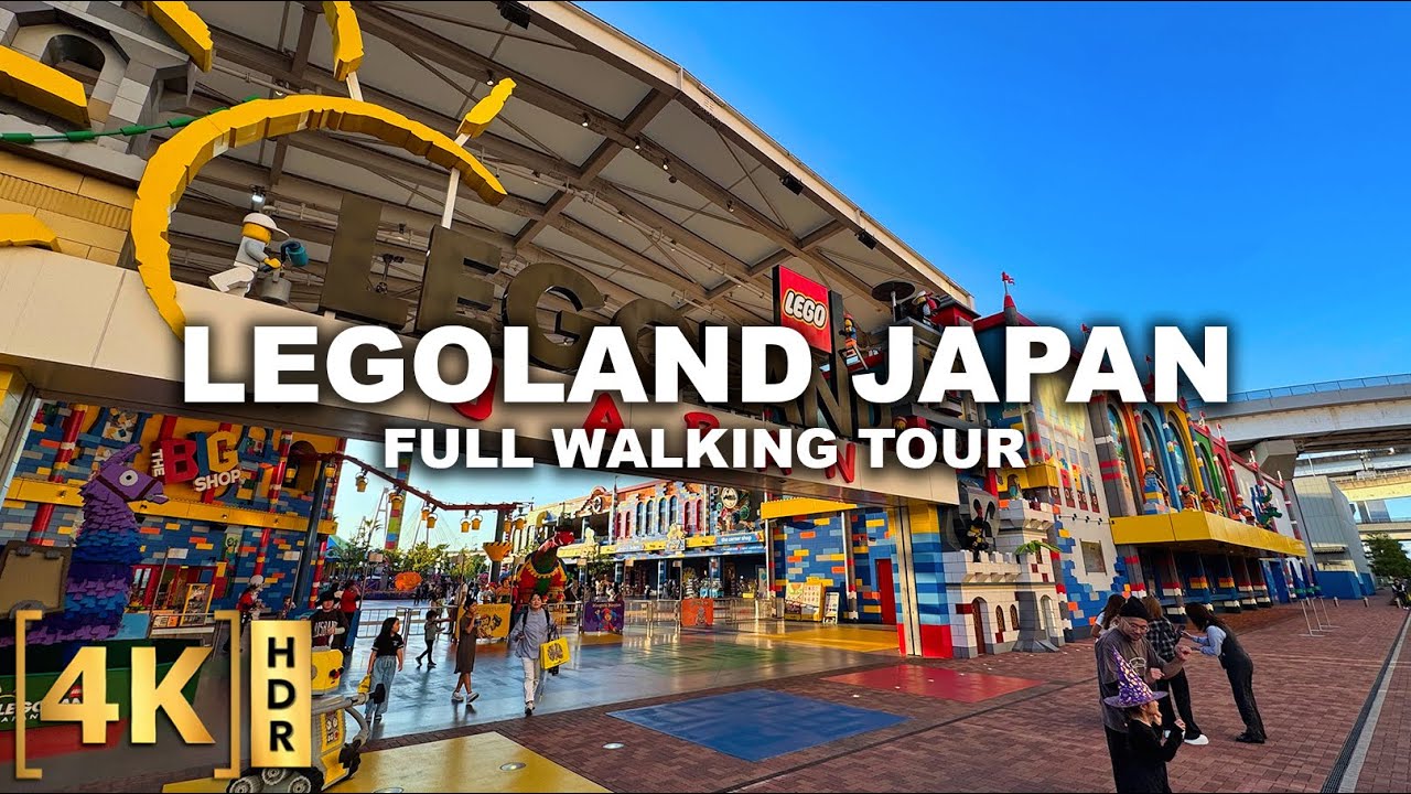 Embark on an immersive walking tour through Legoland Japan Resort & Sea Life.