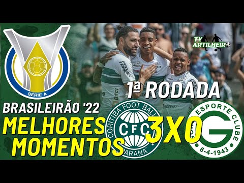 [Série A '22] 1ª Rodada | Coritiba 3 X 0 Goiás | Melhores Momentos | TV ARTILHEIRO