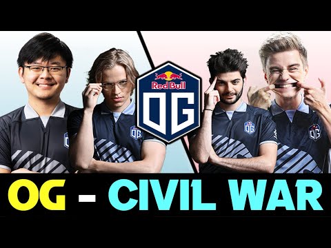 OG CIVIL WAR - CHAT WHEEL BATTLE - TOPSON INVOKER WTF 1 SECOND RAMPAGE!!! DOTA 2