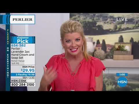 Perlier Lavender 2piece Hand Cream and Soap Set