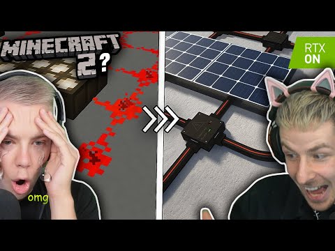 IS this MINECRAFT 2?!  React to Minecraft RTX + 4k Shaders!