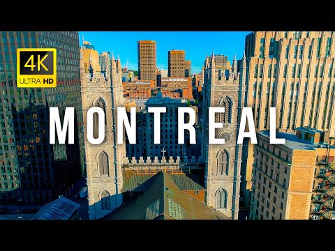 Montreal, Canada 🇨🇦 in 4K Ultra HD | Drone Video