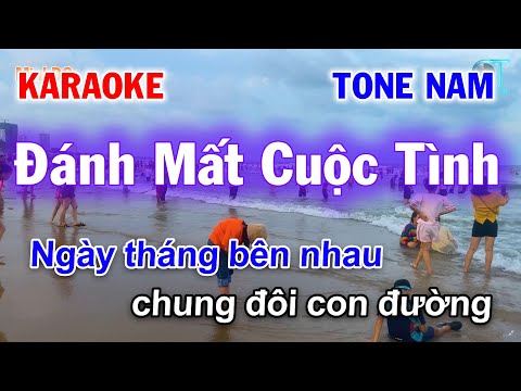 Karaoke Nhạc Trẻ - Đánh Mất Cuộc Tình Cao Trung Tone Nam - Công Minh Organ