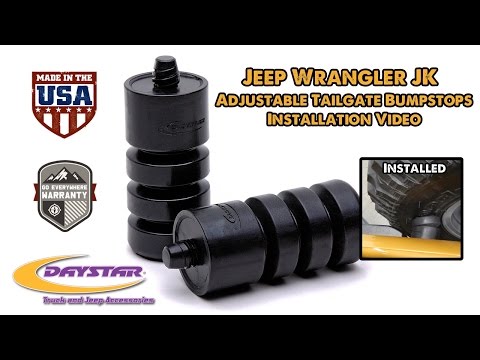 Daystar Products 2007-2015 Jeep Wrangler JK Tailgate Bumpstops Installation KJ09144BK