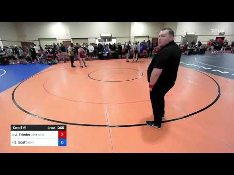48 Kg Cons 8 #1 - Joel Friederichs, No Nonsense Wrestling Vs Saxton Scott, Bonneville High School