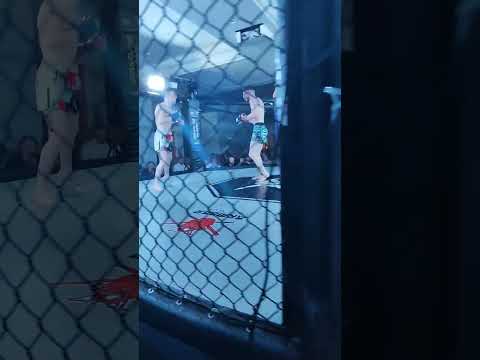 Spinning heel kick KO Damien Mcguigan, 18 year old fighter out of fight academy Ireland