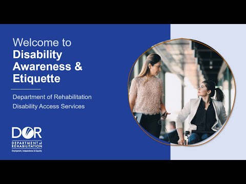 Disability Awareness and Etiquette thumbnail