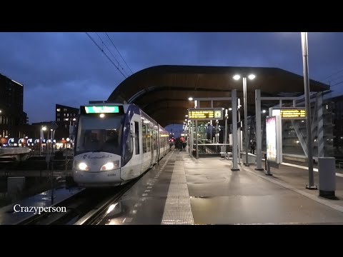 HTM RandstadRail Tram 3, 4 en 19 op Leidschenveen