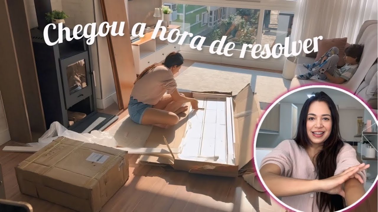 Chegou a hora! Vamos atrás do que é nosso, hora de arregaçar as mangas| montei o buffet novo da sala