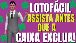 FECHAMENTO PARA LOTOFACIL PODEROSO - SEGREDO REVELADO ASSISTA ANTES QUE A CAIXA VEJA