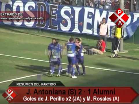 RESUMEN: Juv. Antoniana 2 - 1 Alumni