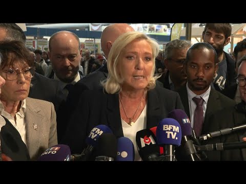 Video Thumbnail: France must not 'share' its nuclear deterrence with EU: Le Pen | AFP