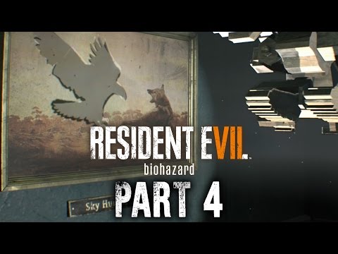 Resident Evil 7 Walkthrough Part 4 - SCORPION KEY & BIRD PAINTING PUZZLE #RE7 #BIOHAZARD