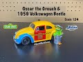 Oscar The Grouch 1959 Volkswagen Beetle By Jada Hollywood Rides Sesame Street Diecast Unboxing