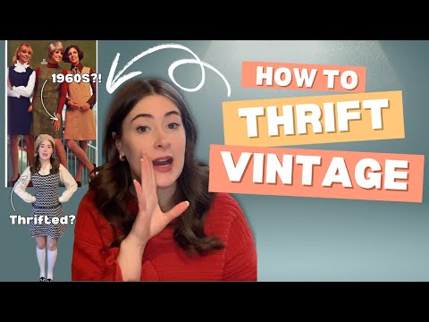 So kaufen Sie Vintage-Kleidung SPAREND (+ So lassen Sie moderne Kleidung wie Vintage AUSSEHEN!)