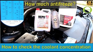 How to measure the  antifreeze coolant concentration in your car using a refractometer
